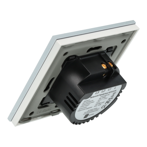 Włącznik dotykowy pojedynczy Biały Bez N