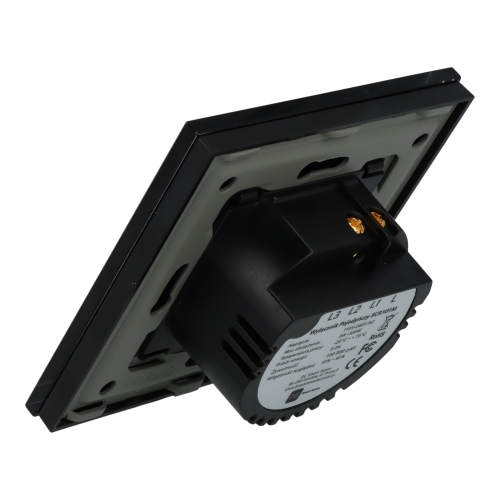 Włącznik dotykowy pojedynczy Czarny Bez N