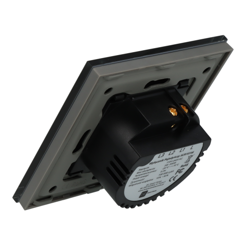 Włącznik dotykowy pojedynczy Szary Bez N