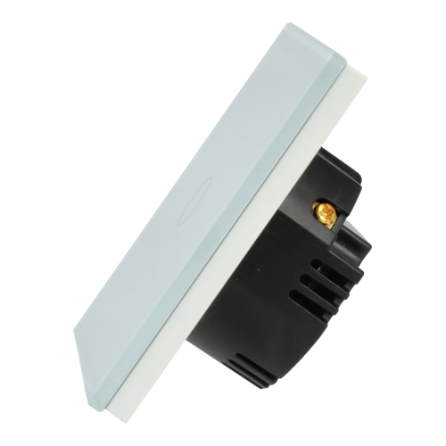 Włącznik dotykowy pojedynczy schodowy / krzyżowy Biały Bez N