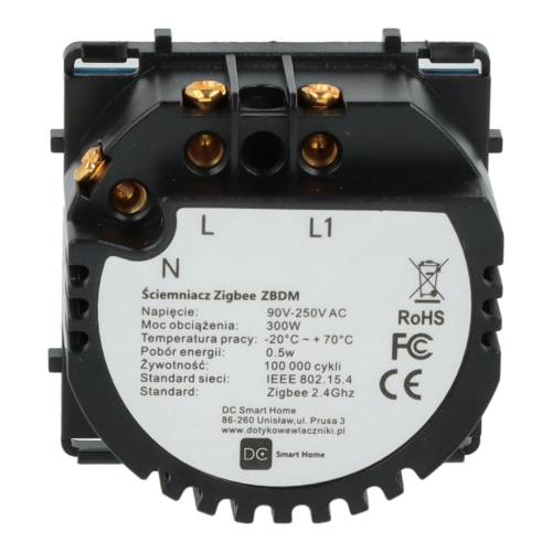 Moduł dotykowy ściemniacz światła ZigBee 2.4GHz z N