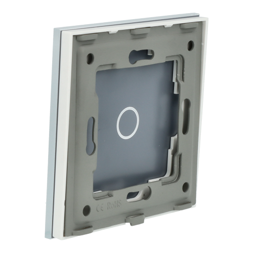 Panel Szklany Pojedynczy 1G Biały DC Smart Home