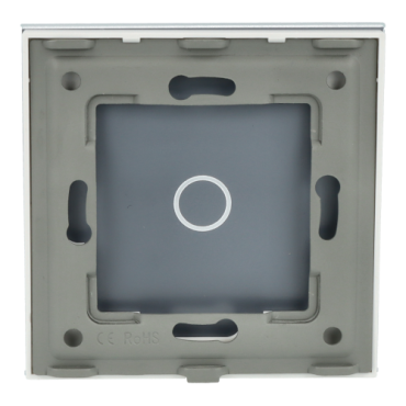 Panel Szklany Pojedynczy 1G Biały DC Smart Home