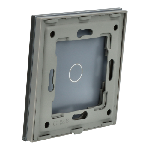 Panel Szklany Pojedynczy 1G Szary DC Smart Home