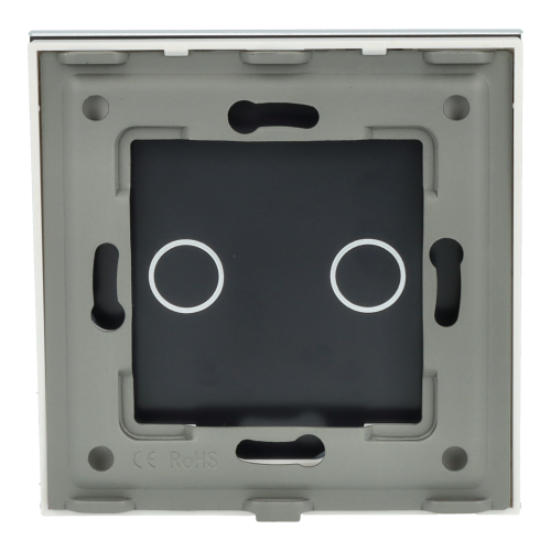 Panel Szklany Pojedynczy 2G Biały DC Smart Home