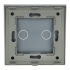 Panel Szklany Pojedynczy 2G Szary DC Smart Home
