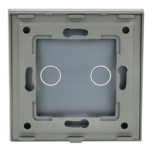 Panel Szklany Pojedynczy 2G Szary DC Smart Home