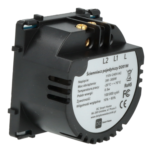 Moduł włącznika światła ściemniacz podwójny Bez N