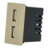 Moduł ładowarki usb podwójny złoty DC SMART HOME