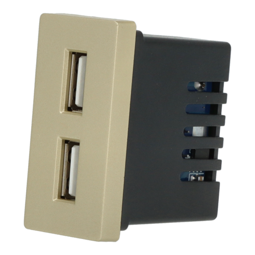 Moduł ładowarki usb podwójny złoty DC SMART HOME