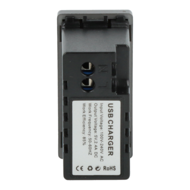Moduł ładowarki usb podwójny szary DC SMART HOME