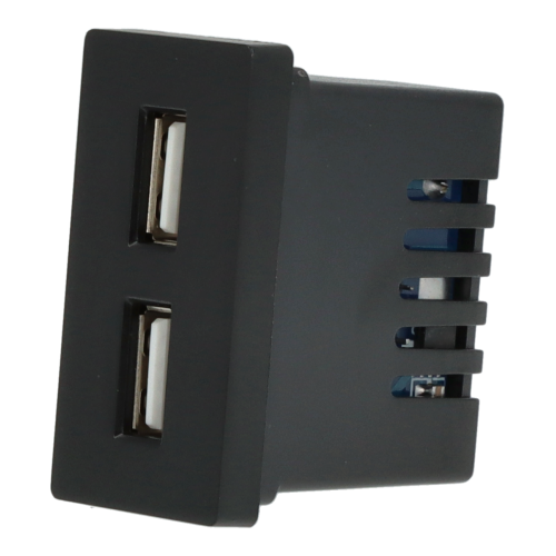 Moduł ładowarki usb podwójny czarny DC SMART HOME