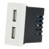 Moduł ładowarki usb podwójny biały DC SMART HOME