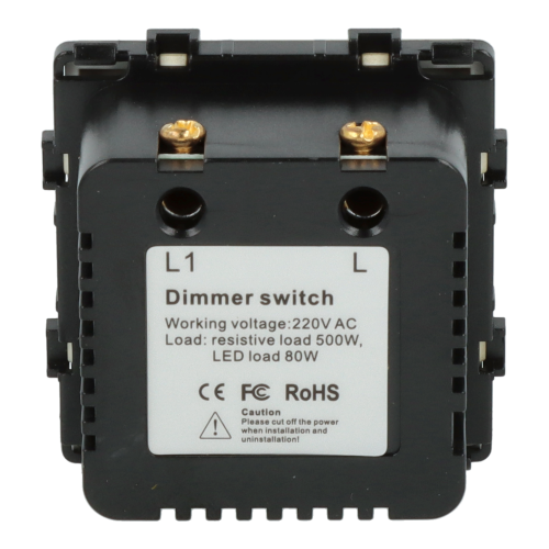 Moduł włącznika światła ściemniacz mechaniczny DC SMART HOME  złoty