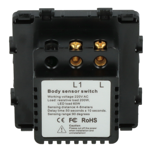 Moduł - Czujnik ruchu DC SMART HOME  czarny