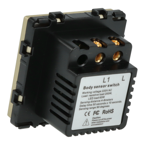 Moduł - Czujnik ruchu DC SMART HOME  złoty