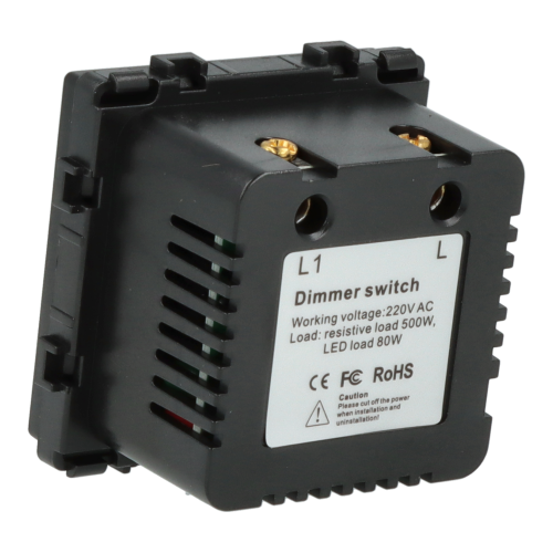 Moduł włącznika światła ściemniacz mechaniczny DC SMART HOME  czarny