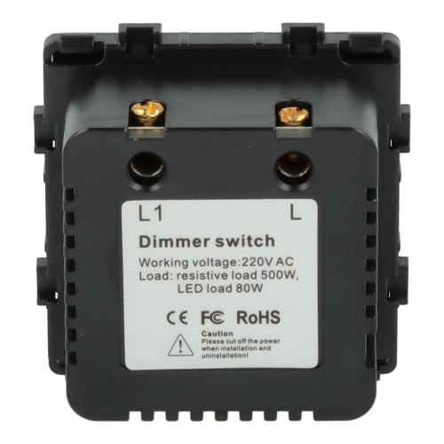 Moduł włącznika światła ściemniacz mechaniczny DC SMART HOME  czarny