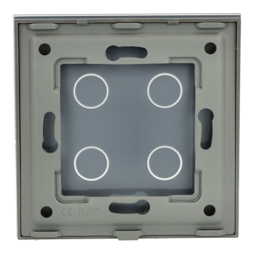 Panel Szklany Pojedynczy 4G Szary DC Smart Home