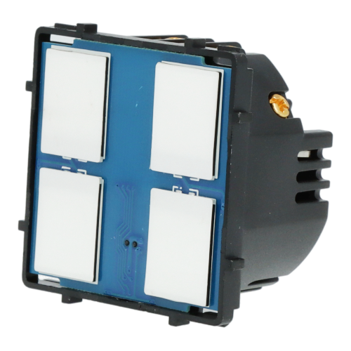 Moduł włącznika światła poczwórny Bez N