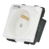 Moduł gniazda z klapką biały DC SMART HOME