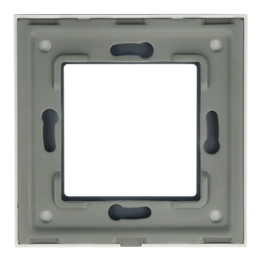 Ramka Szklana Pojedyncza 1F Biała DC Smart Home