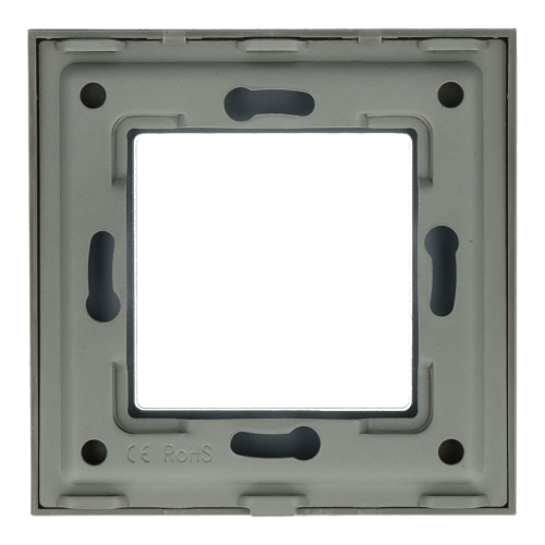 Ramka Szklana Pojedyncza 1F Szara DC Smart Home