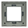 Ramka Szklana Pojedyncza 1F Szara DC Smart Home