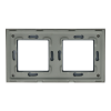 Ramka Szklana Podwójna 2F Szara DC Smart Home