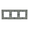Ramka Szklana Potrójna 3F Szara DC Smart Home