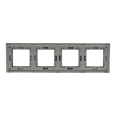 Ramka Szklana Poczwórna 4F Szara DC Smart Home