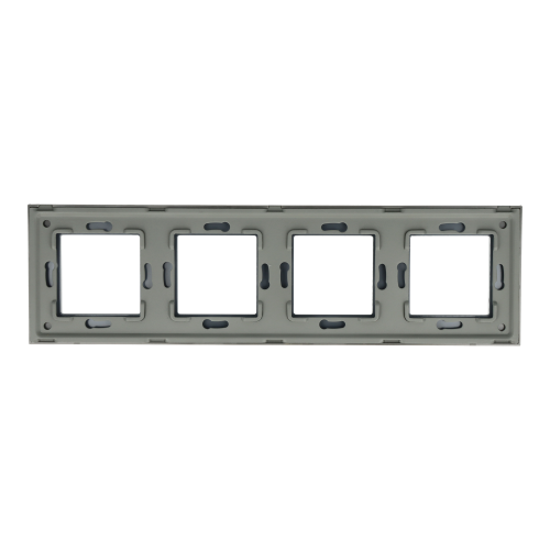 Ramka Szklana Poczwórna 4F Szara DC Smart Home