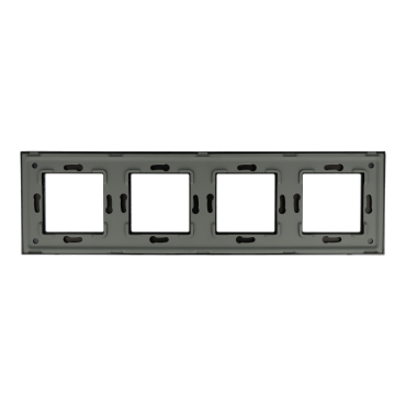 Ramka Szklana Pięciokrotna 5F Czarna DC Smart Home