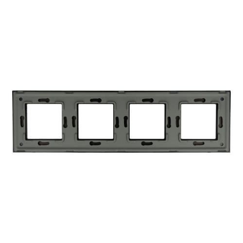 Ramka Szklana Pięciokrotna 5F Czarna DC Smart Home