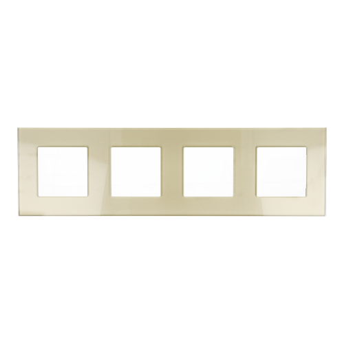 Ramka Szklana Pięciokrotna 5F Złota DC Smart Home