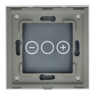 Panel Szklany Pojedynczy Ściemniacz Biały DC Smart Home