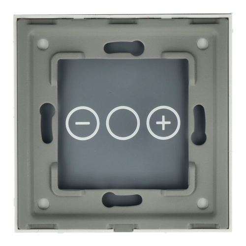 Panel Szklany Pojedynczy Ściemniacz Biały DC Smart Home