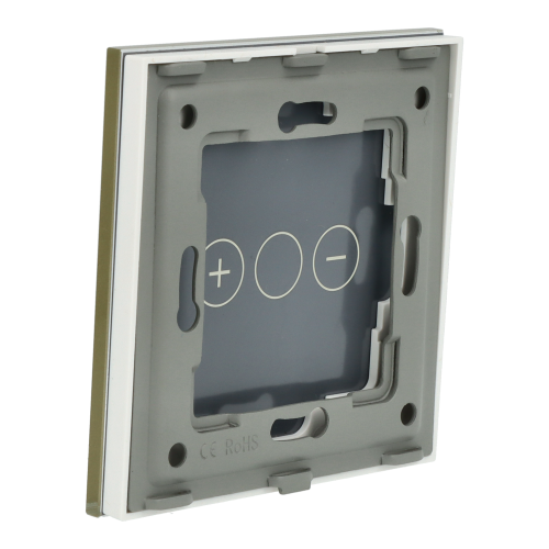 Panel Szklany Pojedynczy Ściemniacz Złoty DC Smart Home