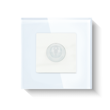 Czujnik ruchu DC SMART HOME biały z ramką szklaną