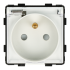 Moduł gniazda z klapką biały DC SMART HOME