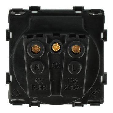 Moduł gniazda z klapką biały DC SMART HOME