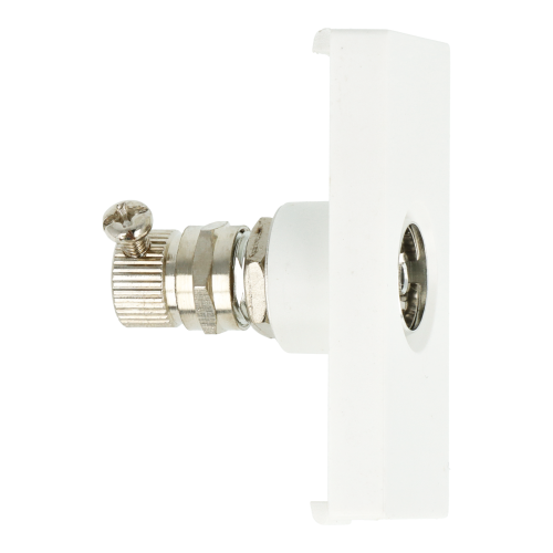 Moduł gniazda antenowego TV biały DC SMART HOME