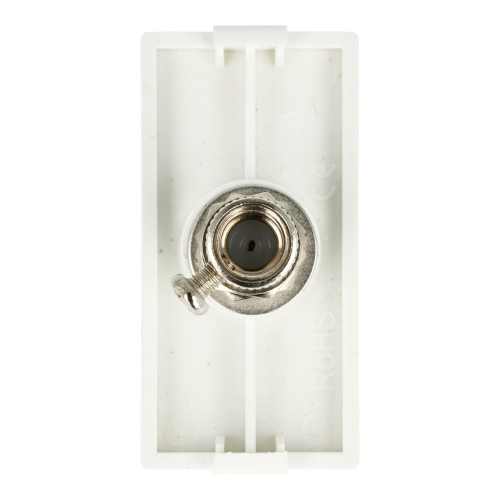 Moduł gniazda antenowego TV biały DC SMART HOME