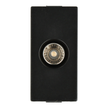 Moduł gniazda antenowego TV czarny DC SMART HOME