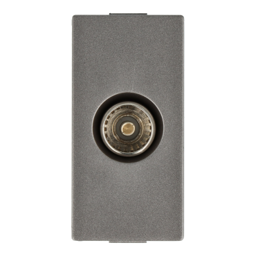 Moduł gniazda antenowego TV szary DC SMART HOME