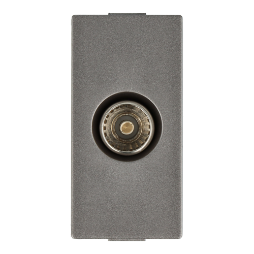 Moduł gniazda antenowego TV szary DC SMART HOME