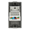 Moduł gniazda LAN CAT6 RJ45 internetu szary DC SMART HOME