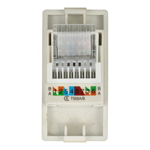 Moduł gniazda LAN CAT6 RJ45 internetu złoty DC SMART HOME