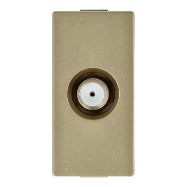 Moduł gniazda TV satelity STV złoty DC SMART HOME