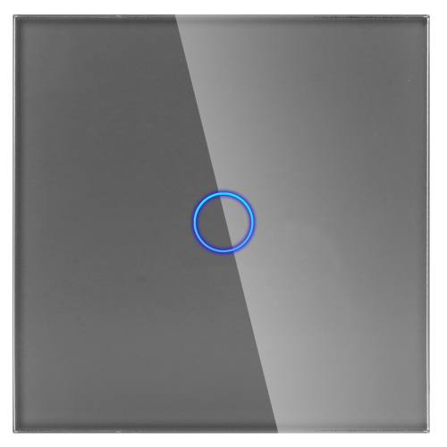 Włącznik dotykowy pojedynczy Szary Bez N